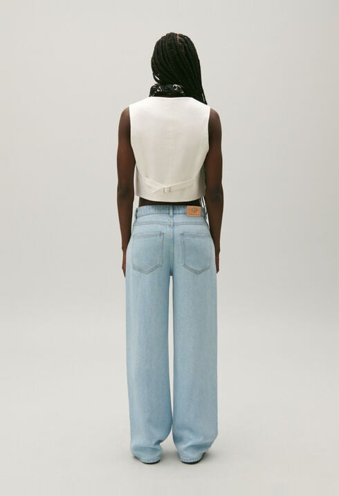 Jean Claude droit denim clair