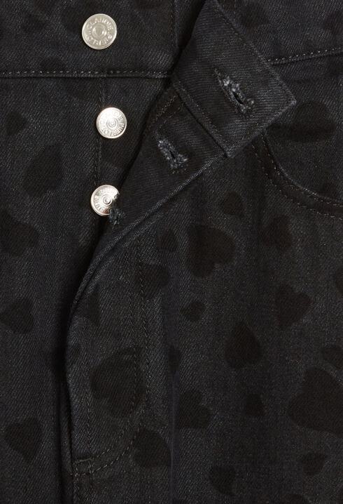 Heart straight-leg jeans