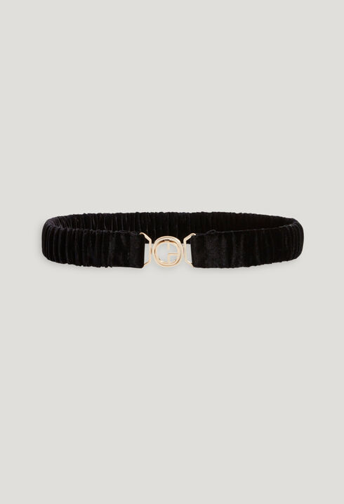 Black elasticated belt