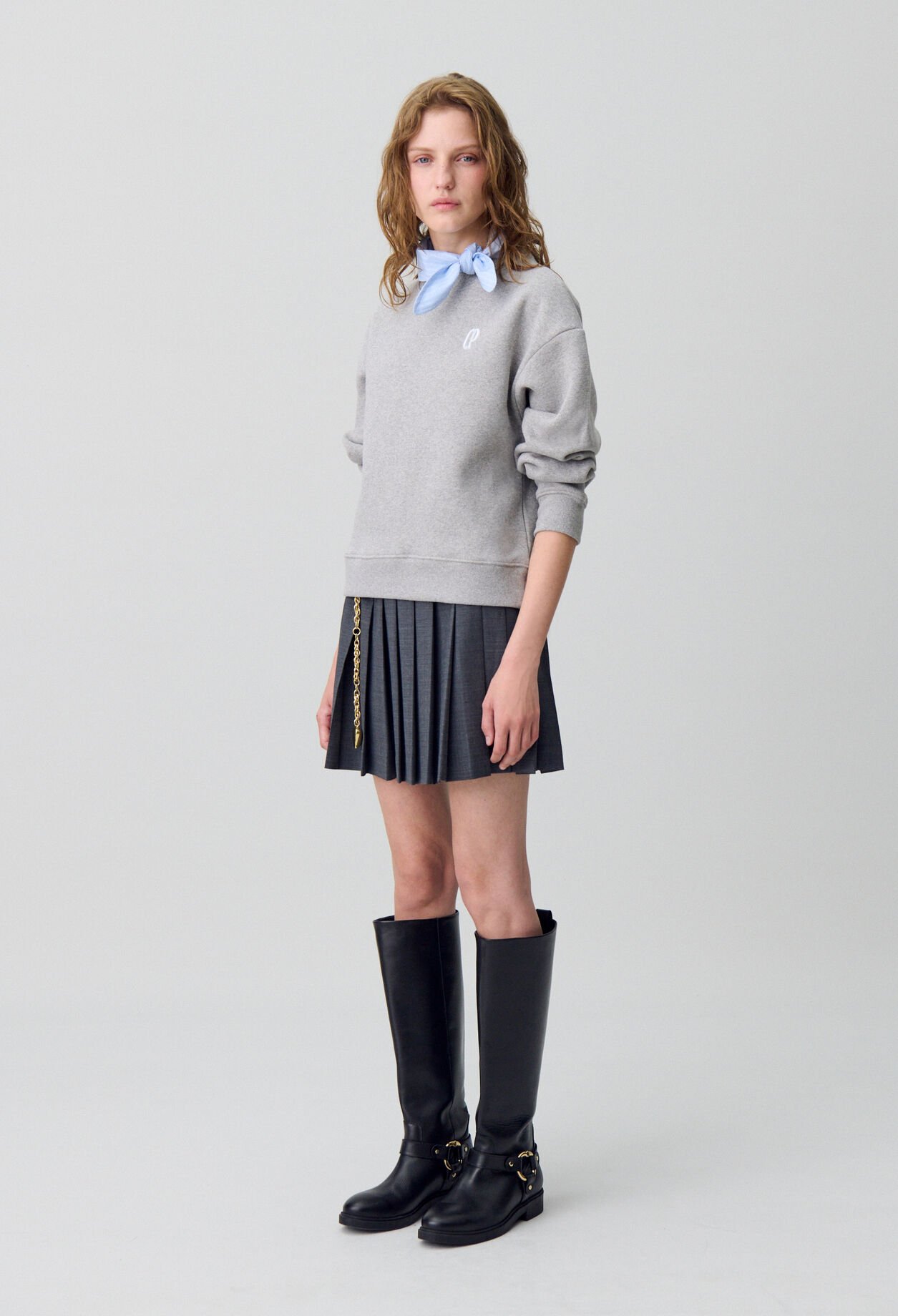 Sweatshirt col foulard