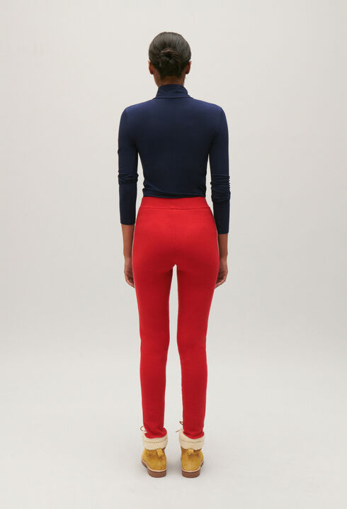 Woven leggings