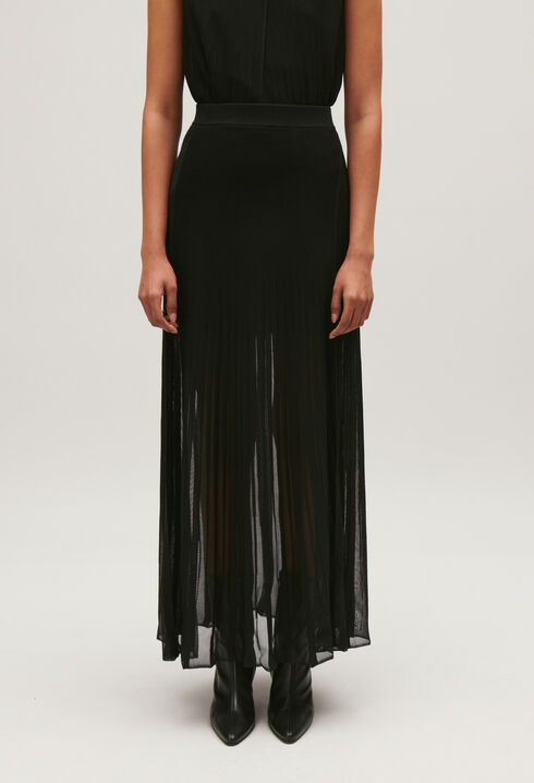 Jupe longue maille