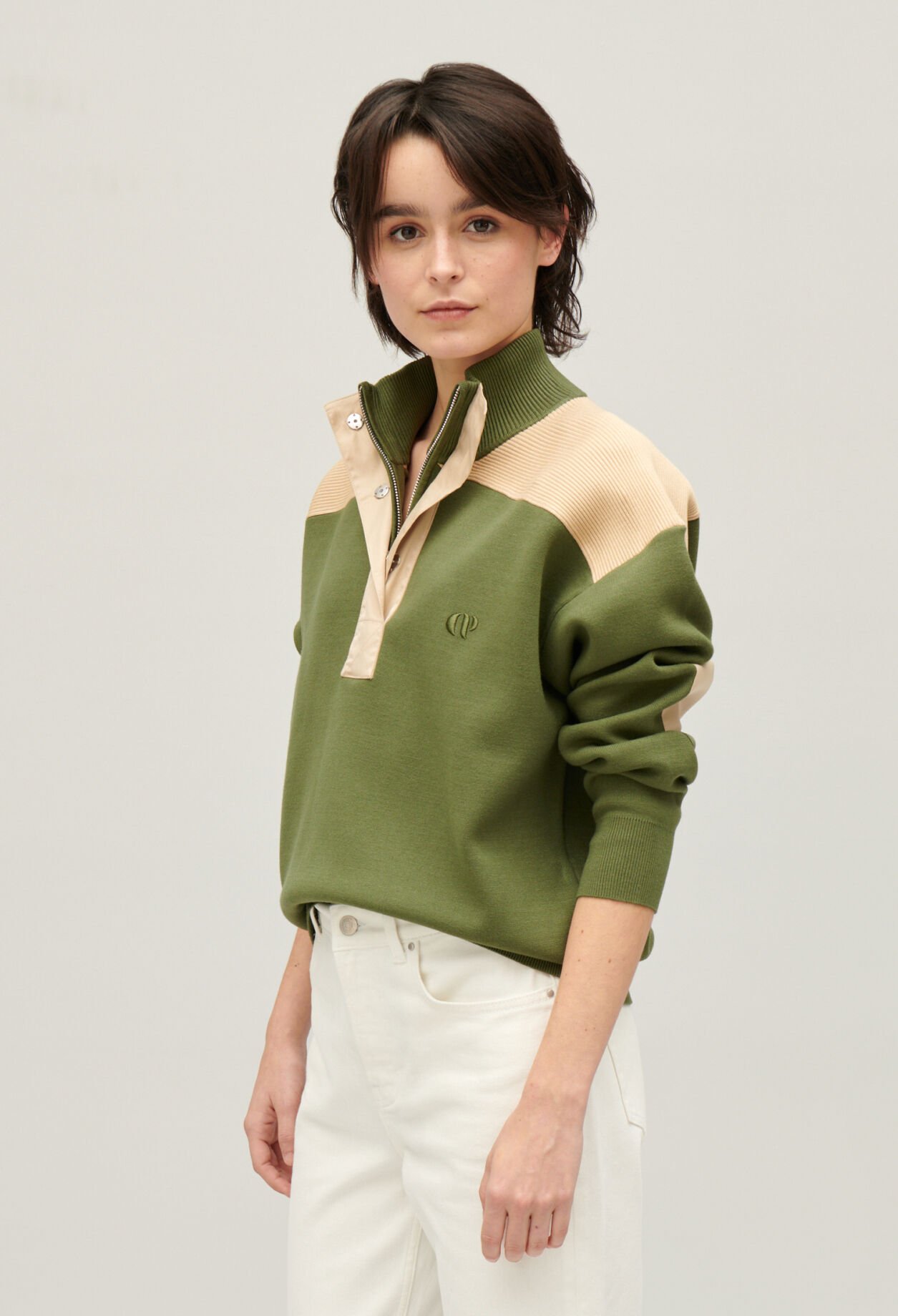 Sweatshirt minimum col camionneur