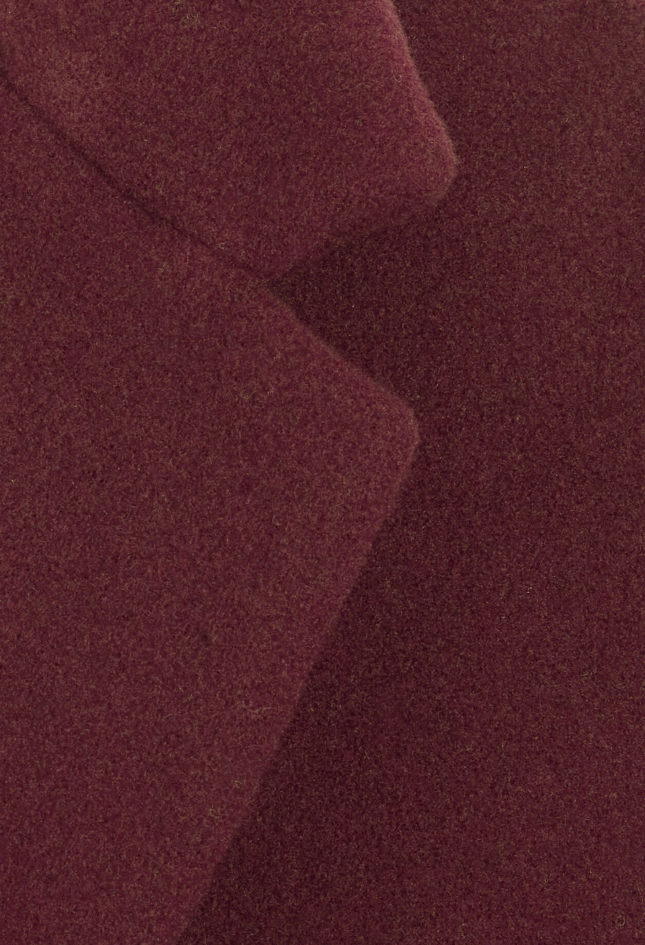 Mid-length wool blend coat