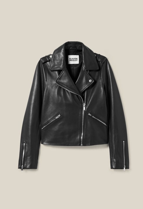 Smooth leather jacket 