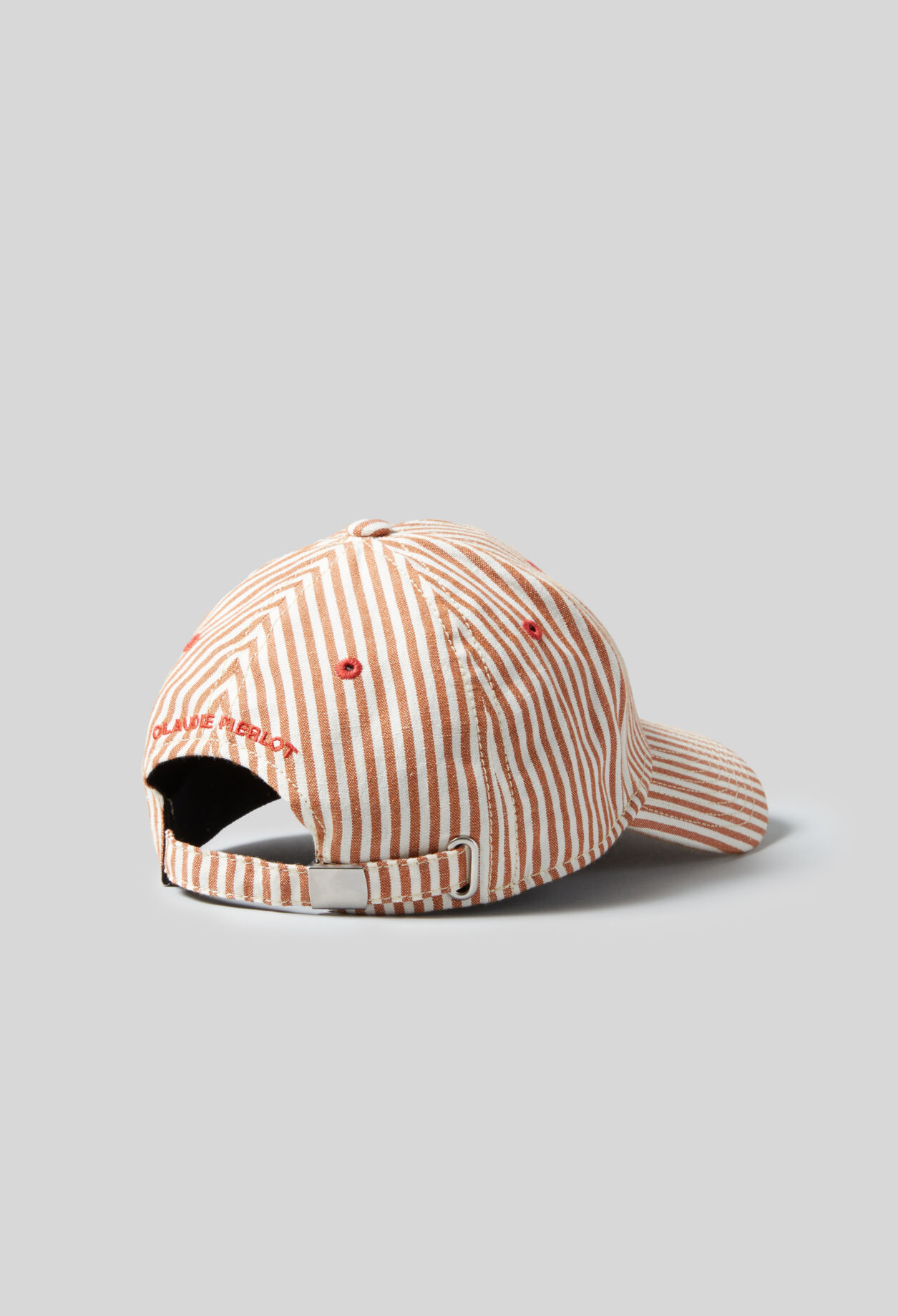 Striped Monogram Cap CP