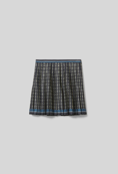 Pleated Mini Skirt