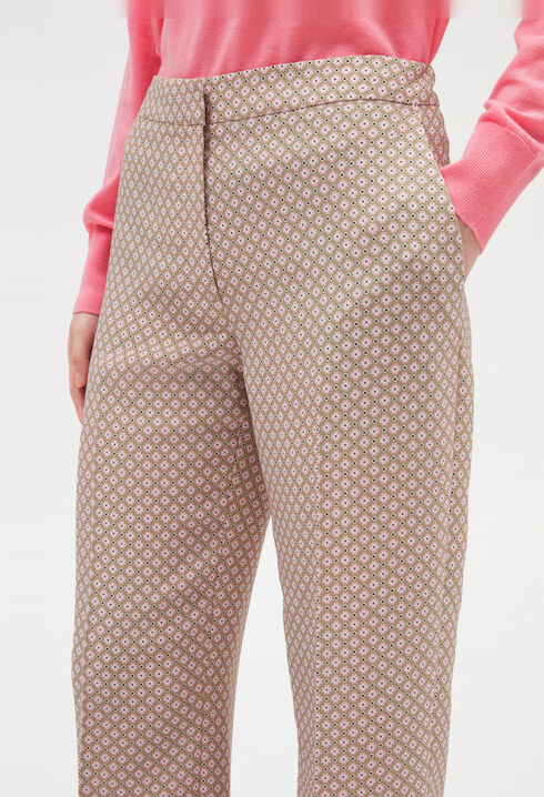 Pantalon imprimé rose