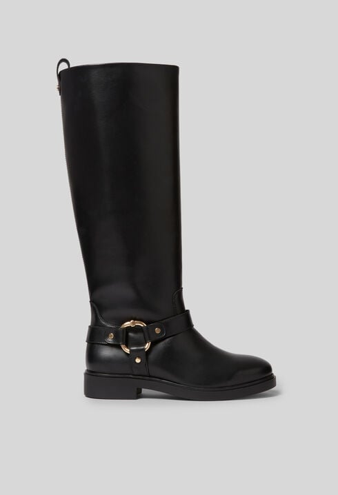 Bottes hautes cuir