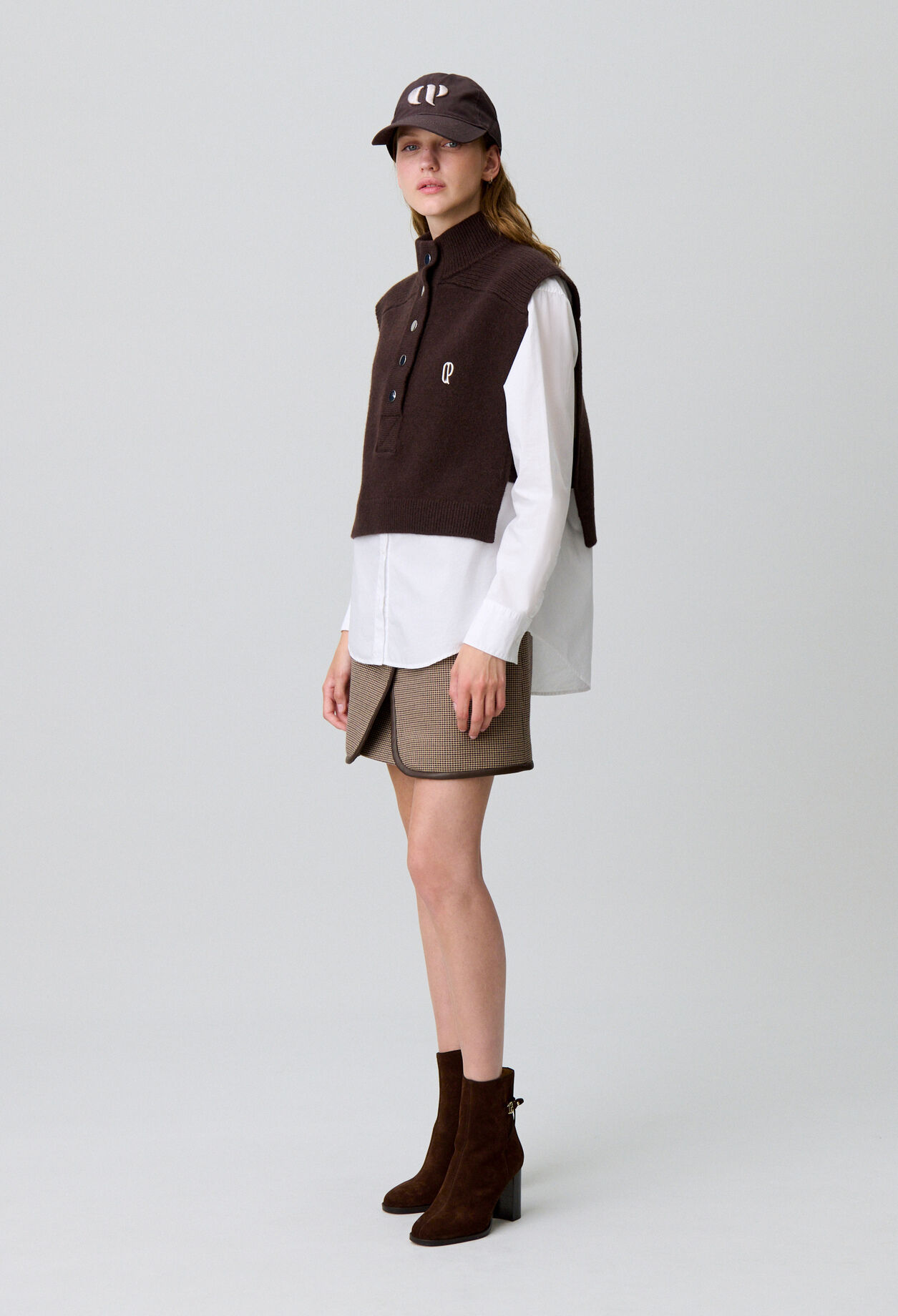 Col maille sans manches