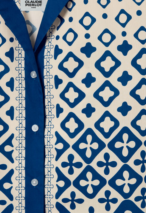 Chemise fluide imprimée