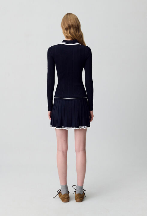 Robe maille chemise