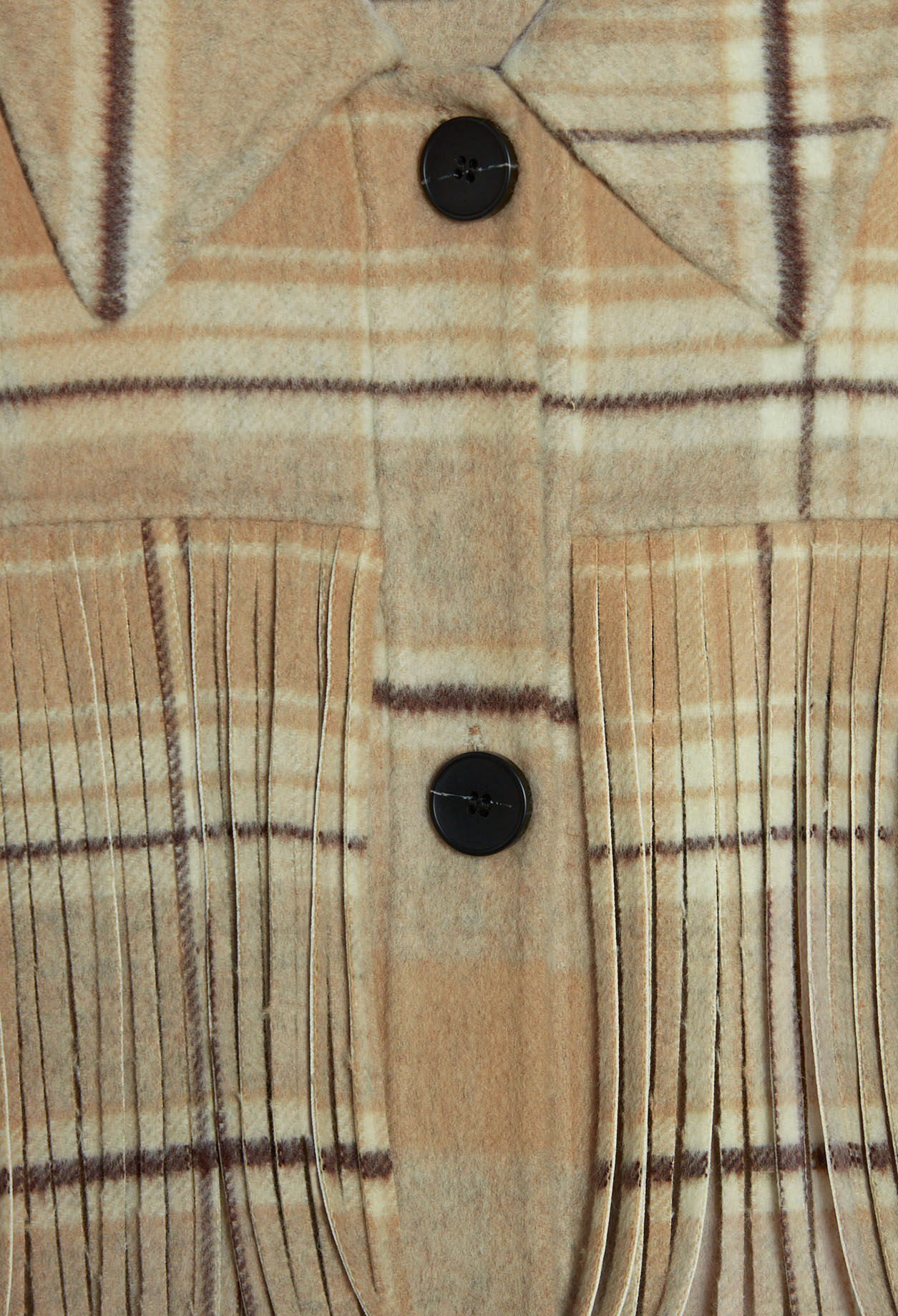 Veste à carreaux oversize