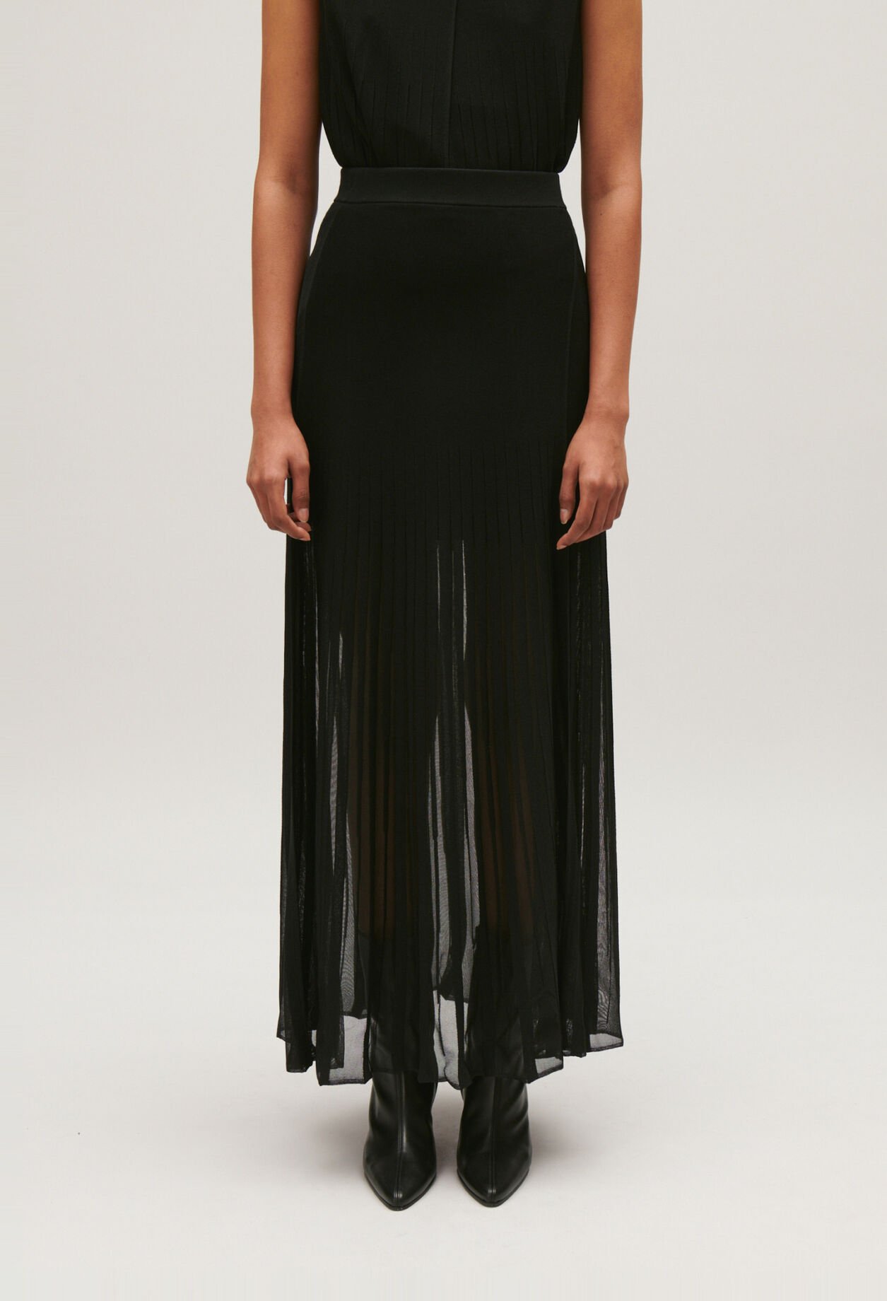 Jupe longue maille