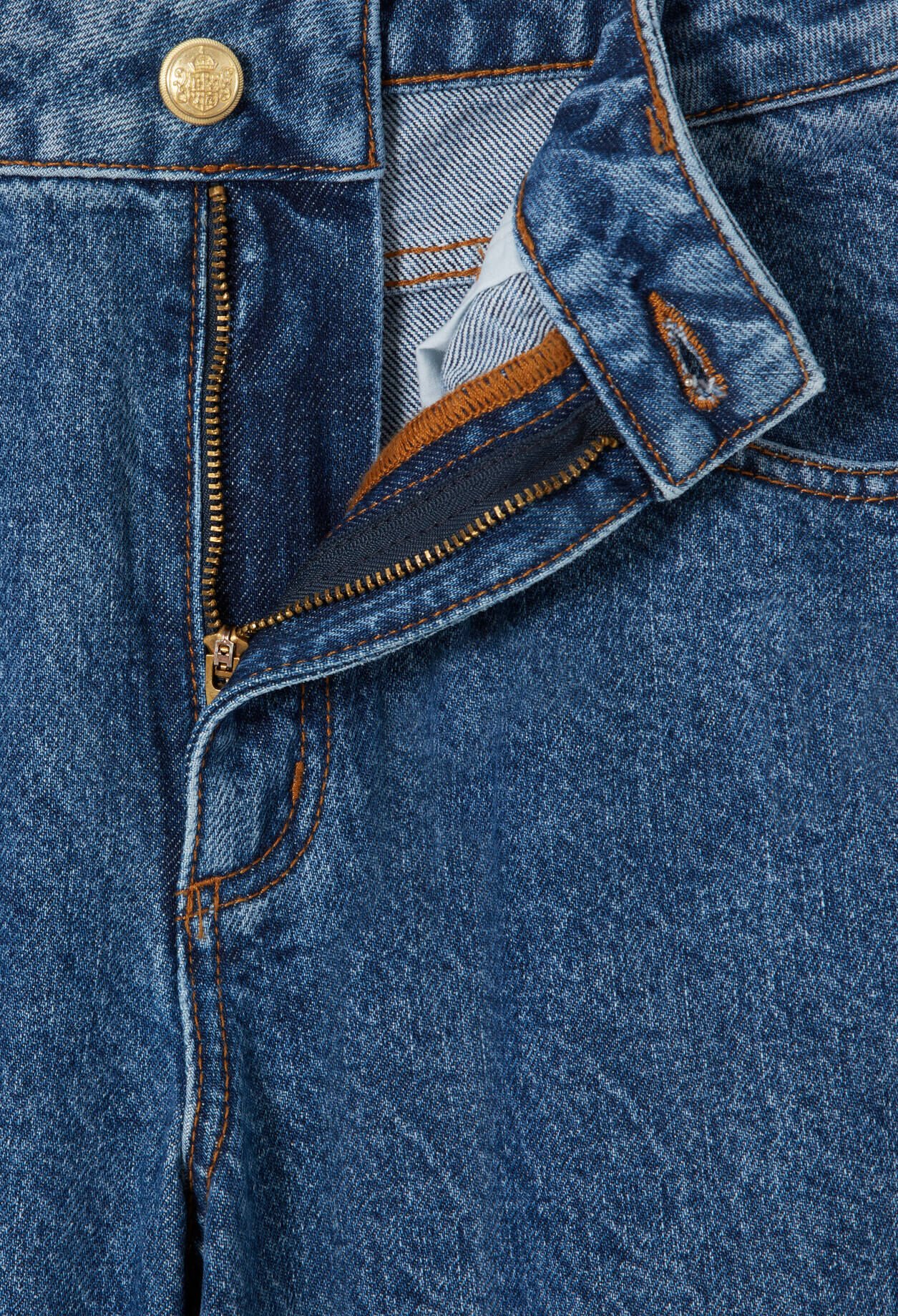Jean denim droit large