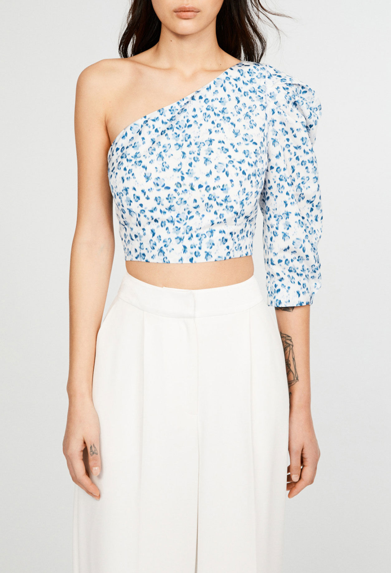 Asymmetric blouse