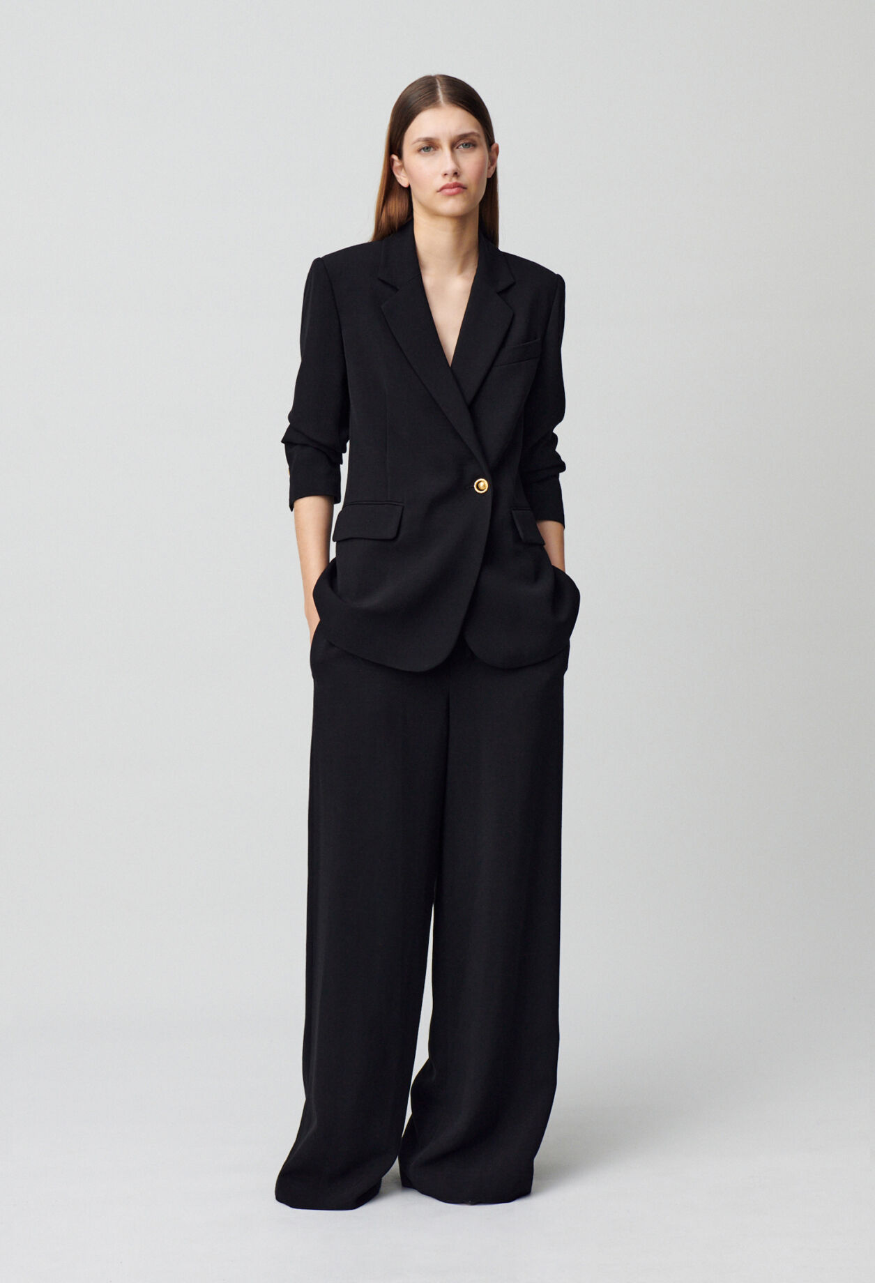Veste tailleur boutonnée