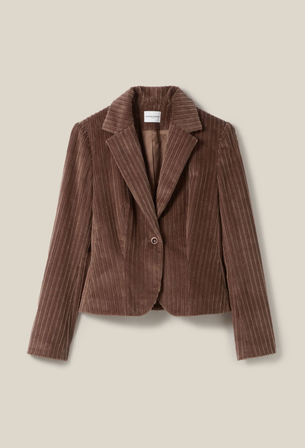Velvet Fitted Jacket