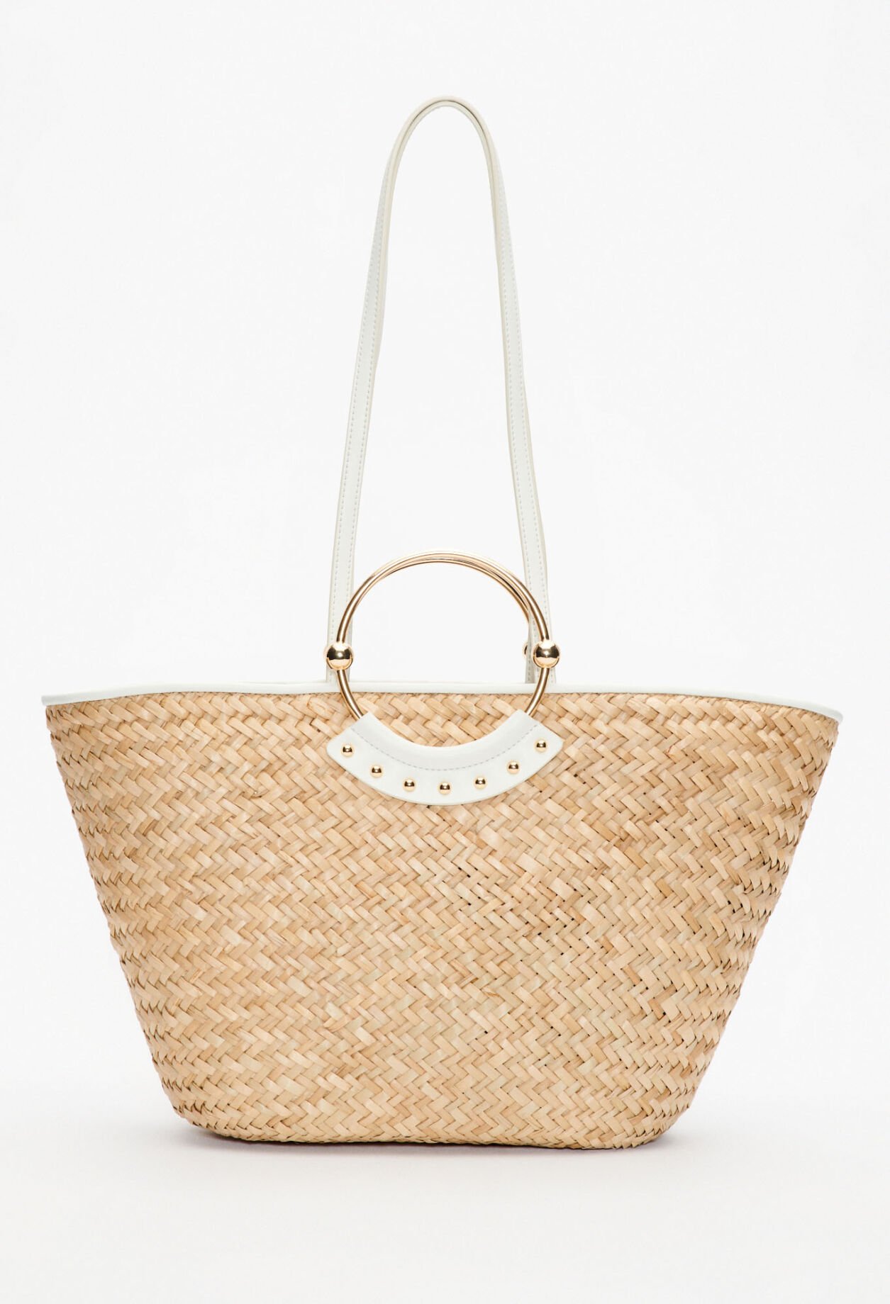 Large straw basket