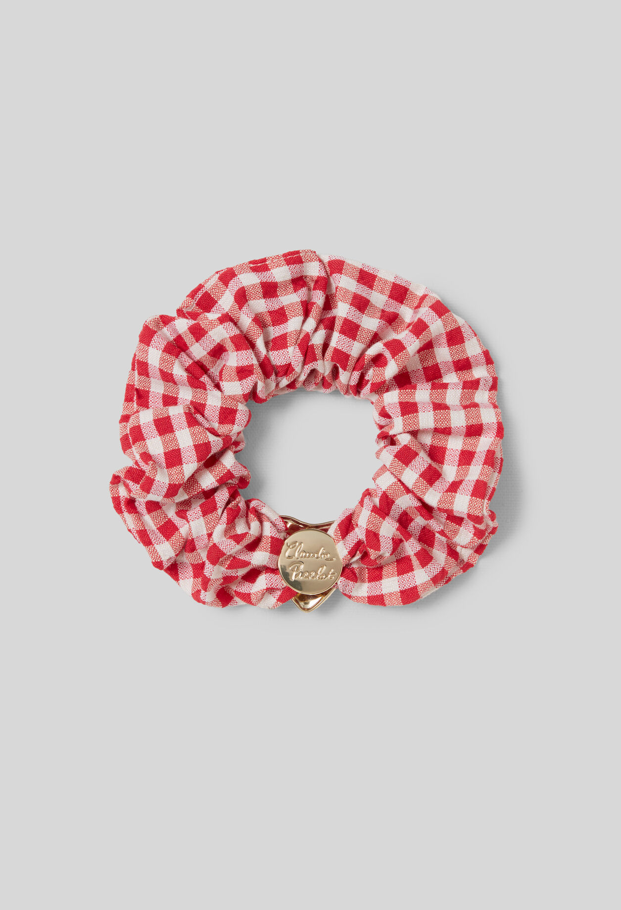 Chouchou vichy bijou coeur