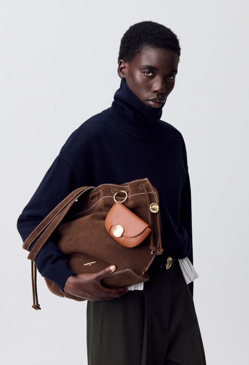 Sac Alban cuir suède