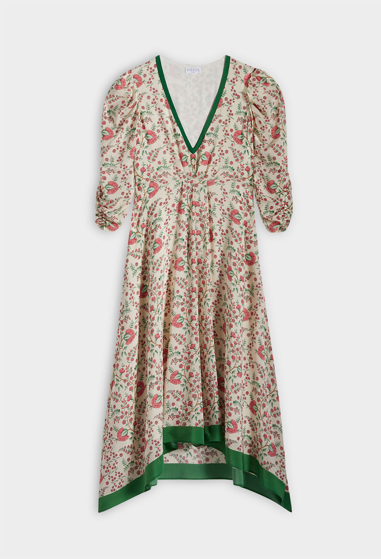 Mid-length belted dress