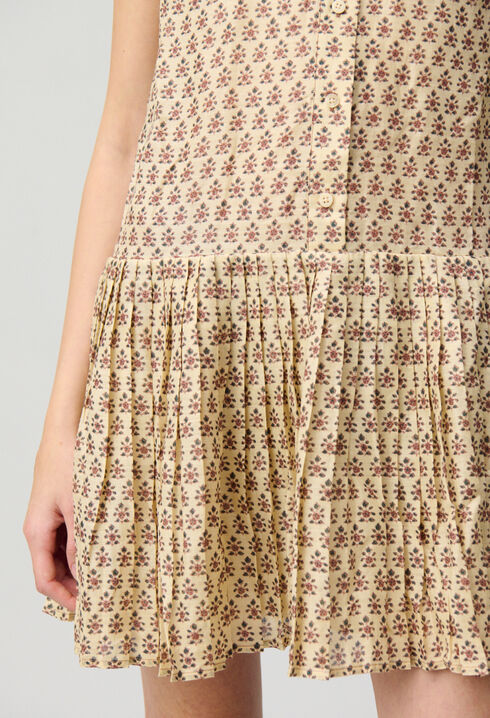 Robe courte imprimée
