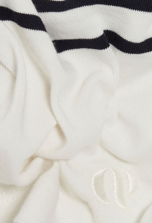 T-shirt rayures écru