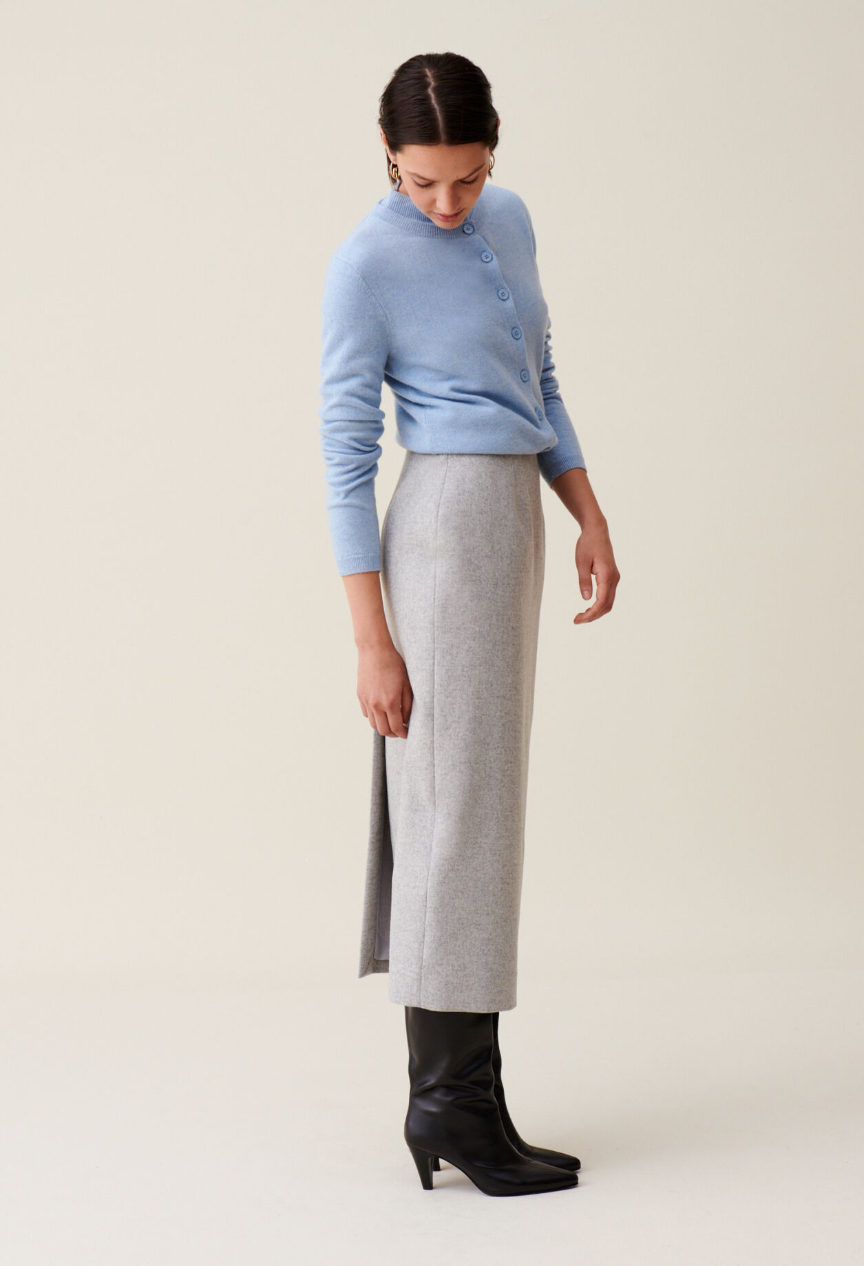 Jupe gris clair on sale