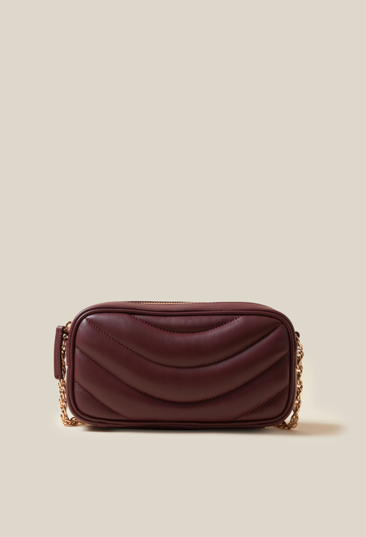 Matte Leather Quilted Alba Bag
