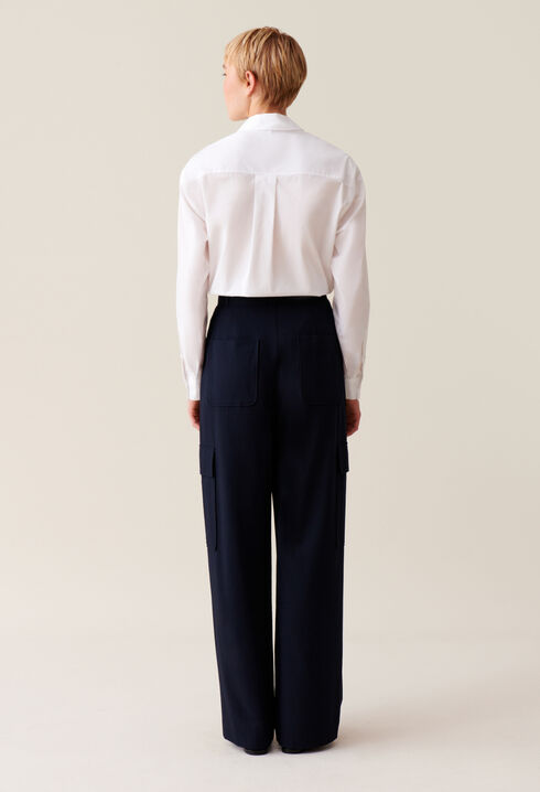 Pantalon cargo marine