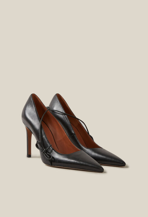 Escarpins cuir noir
