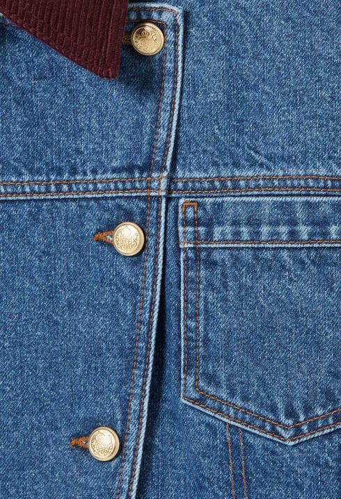 Denim Biker Jacket