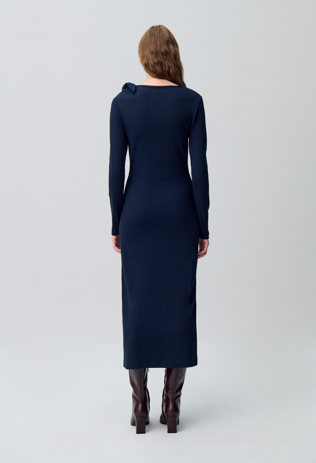 Long knit dress