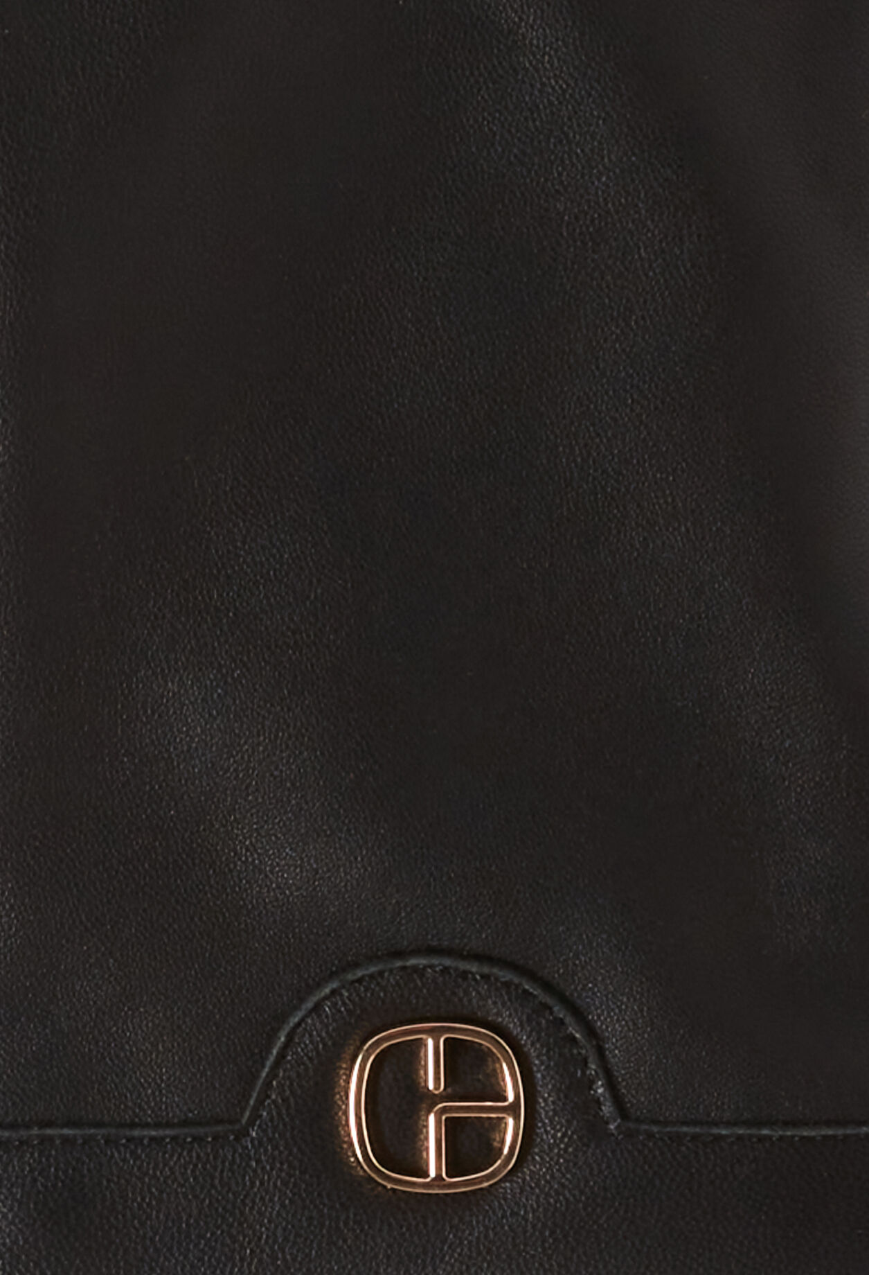 Gants cuir noir