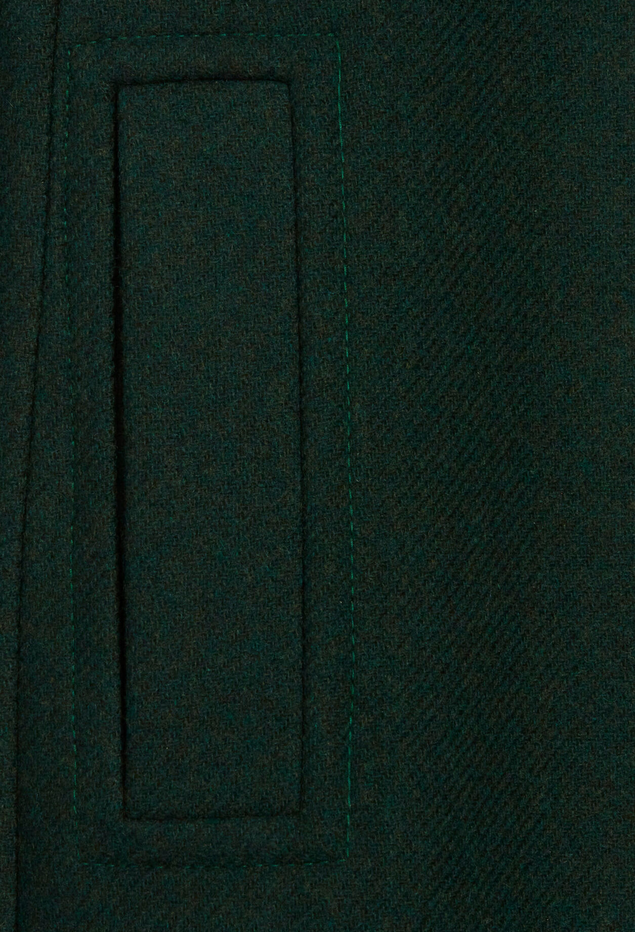 Mid-length straight coat