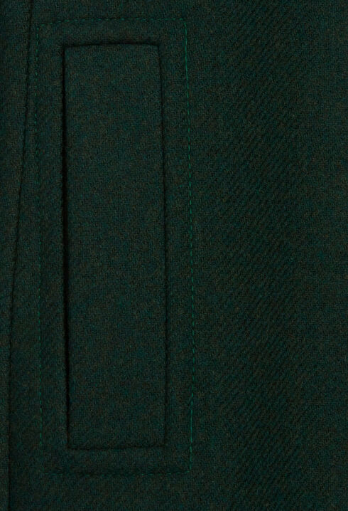 Mid-length straight coat