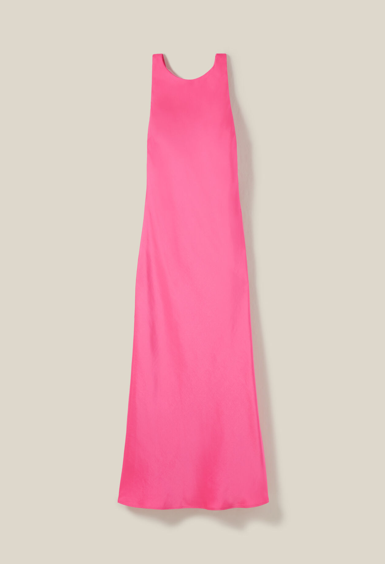 Long satin dress