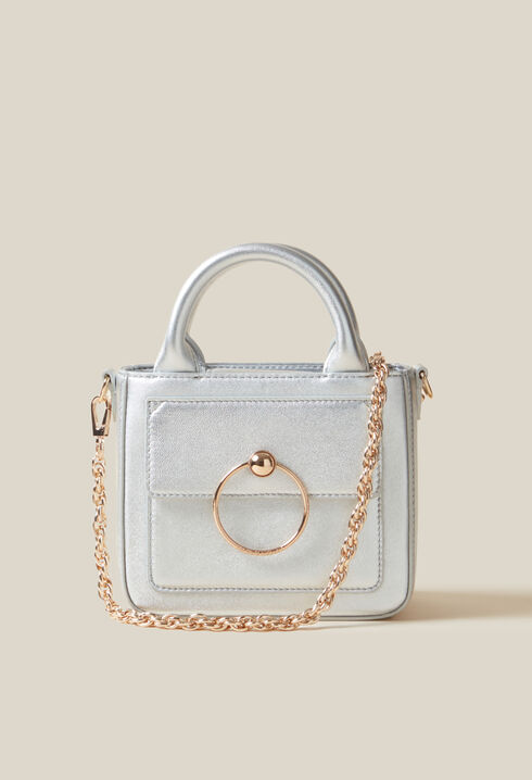 Sac Anouck nano argenté