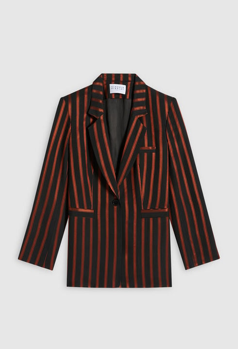 Striped blazer jacket