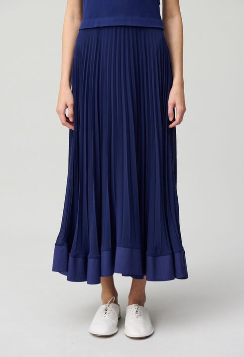 Robe longue trompe l'œil