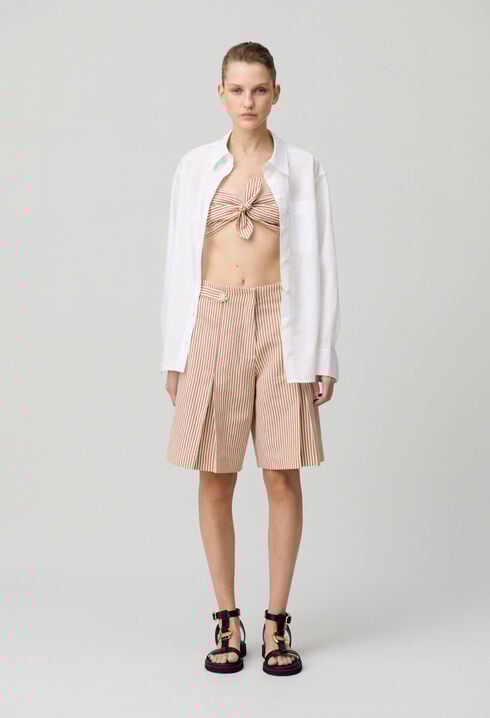 Top bandeau rayé