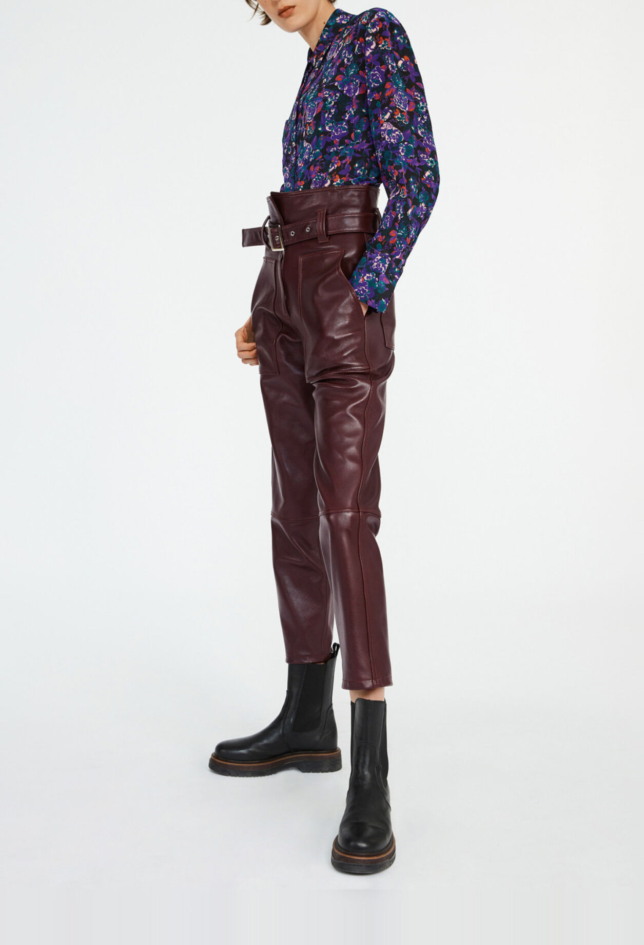 Leather trousers