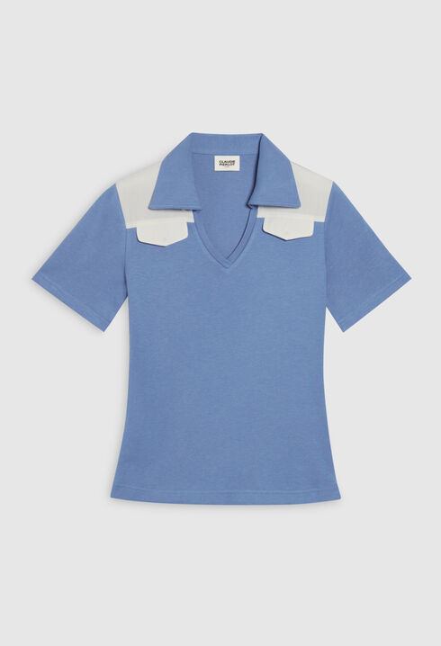 T-shirt polo manches courtes