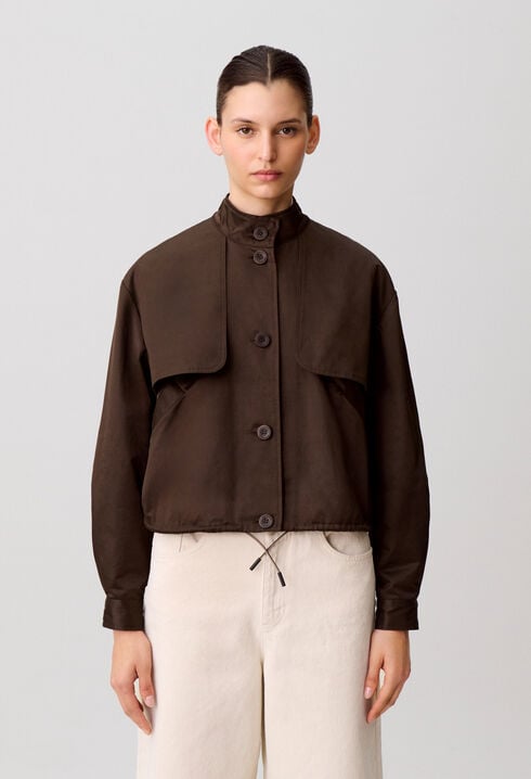 Blouson satin&eacute;