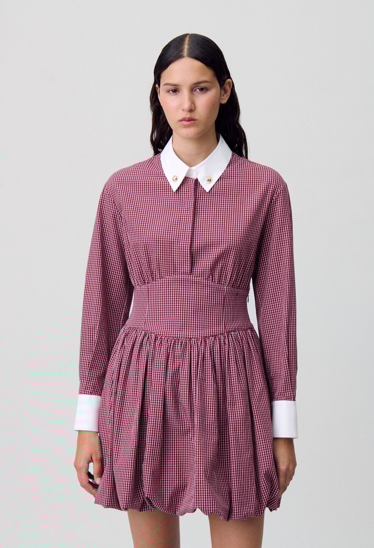 Robe courte carreaux