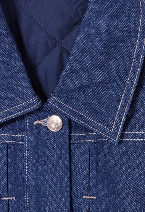 Veste denim droite