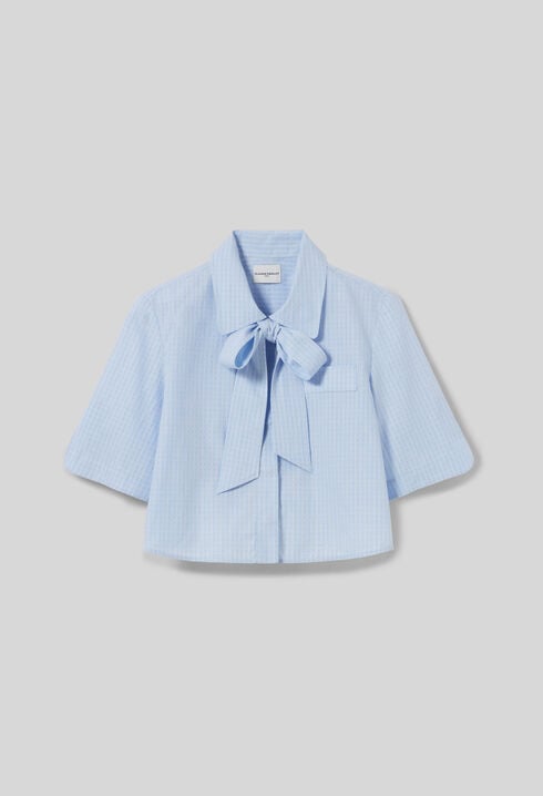 Chemise courte carreaux
