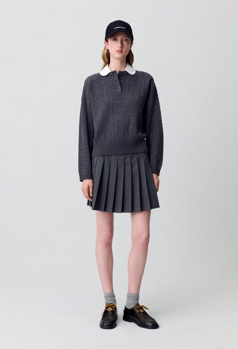 Pull col claudine