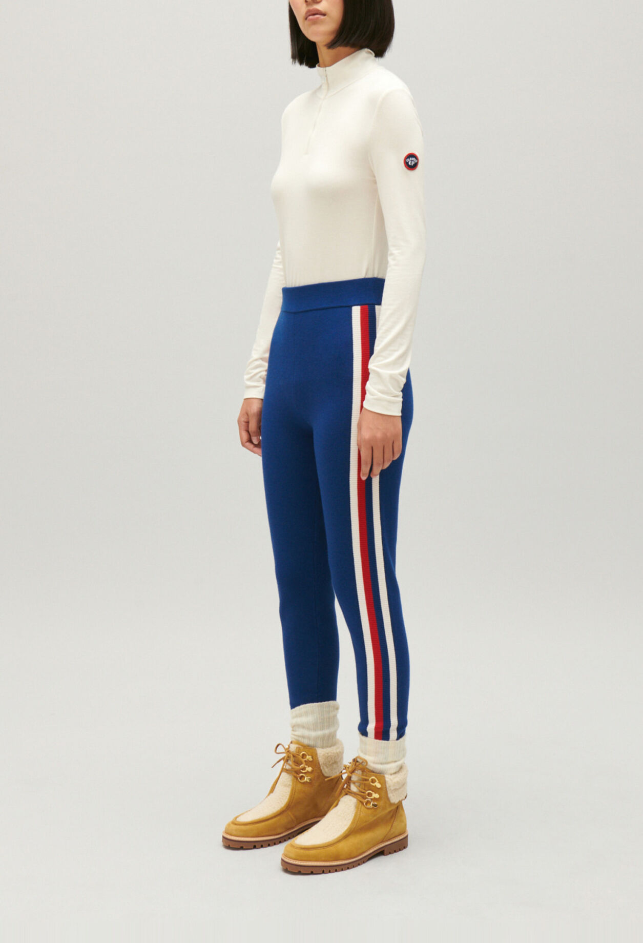 Woven leggings